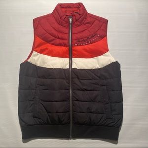 Harley Davidson Striped puff vest